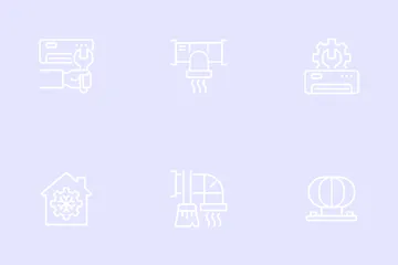 Belüftung Symbolpack