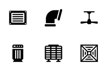 Belüftung und Kühlung Symbolpack