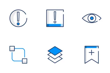 Benutzeroberflächensatz 1 Symbolpack