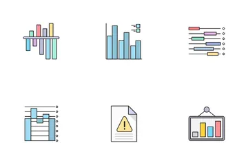 Bericht und Diagramm Symbolpack