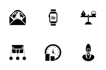 Wirtschaft & Management Symbolpack