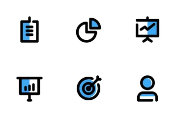 Unternehmensführung Icon Pack