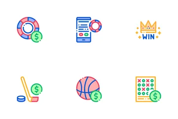 Betting And Gambling Icon Pack