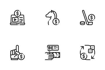 Betting And Gambling Icon Pack