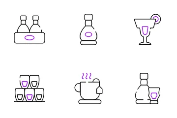 Beverage And Drink Icon Pack