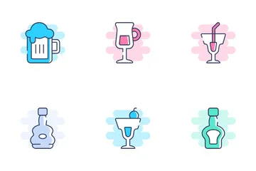 Beverage And Drink Icon Pack