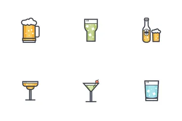 Beverage And Drink Icon Pack