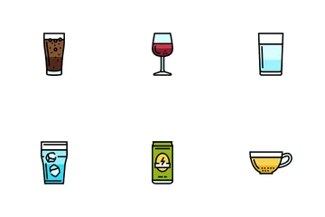 Beverage Drink Juice Fresh Water Icon Pack