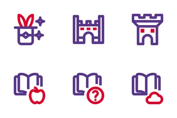 Biblioteca e Literatura Icon Pack