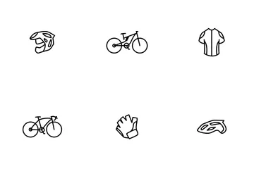 Bici da strada e mountain bike Icon Pack