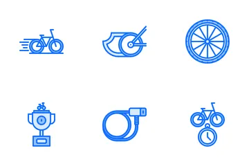 Bicicleta Paquete de Iconos