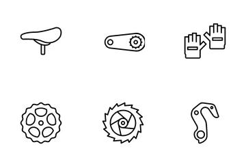 Bicycle And Components Vol 1 Icon Pack