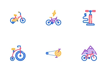 Bicycle Bike Icon Pack