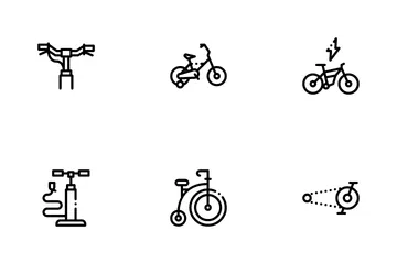 Bicycle Bike Icon Pack