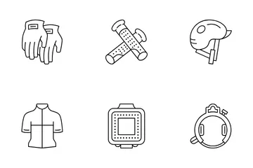 Bicycle Element Icon Pack