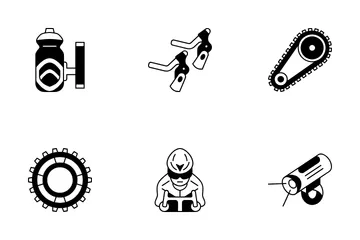 Bicycle Element Icon Pack