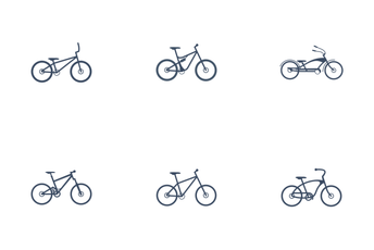 Bicycle Types Icon Pack