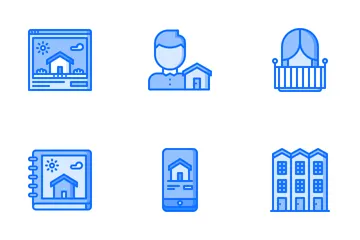 Bienes raíces Paquete de Iconos