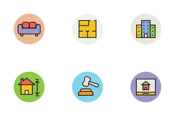 Bienes raíces Paquete de Iconos