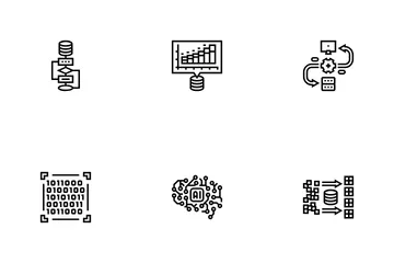 Big Data Analytics Hadoop Icon Pack