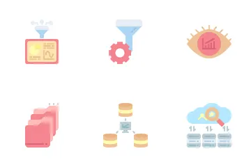 Big Data und Analytics Symbolpack
