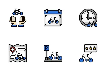 Bike Hire Icon Pack