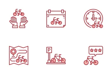 Bike Hire Icon Pack