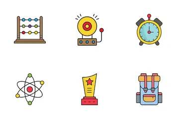 Schul-und Berufsbildung Symbolpack