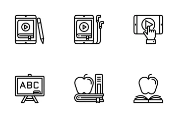 Bildung und Schule Icon Pack