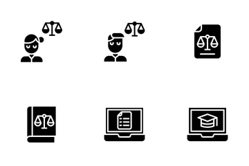 Bildung und Schule Band 2 - Glyph Symbolpack