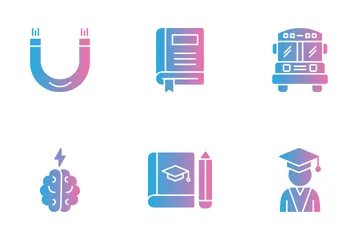 Bildung und Wissenschaft Icon Pack