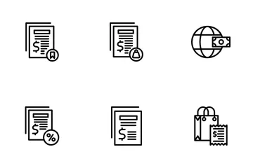 Bill And Payment Icon Pack