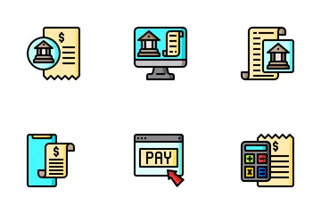 Bill And Payment Method Icon Pack