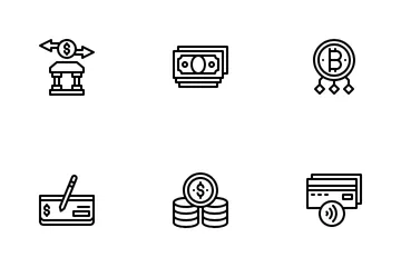 Bill And Payment Method Icon Pack