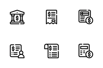 Bill And Payment Method Icon Pack