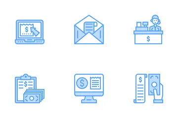 Bill And Payment Method Icon Pack