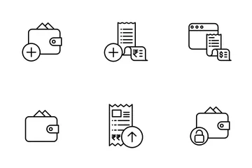 Bill And Payments Icon Pack