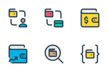 Billetera Paquete de Iconos