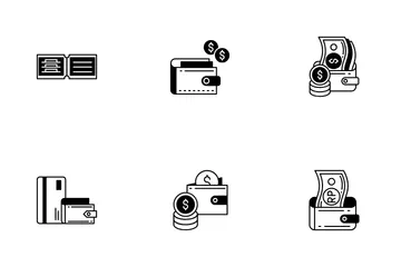 Billetera Paquete de Iconos