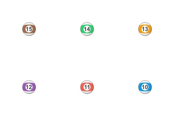 Billiard Balls Icon Pack