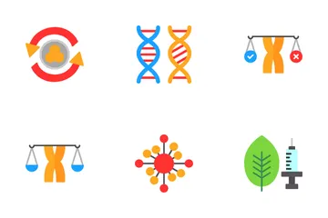 Bioengenharia Pacote de Ícones