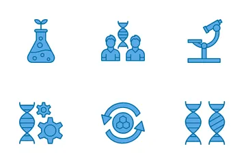 Bioengenharia Pacote de Ícones