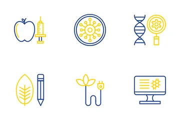 Bioengenharia Pacote de Ícones