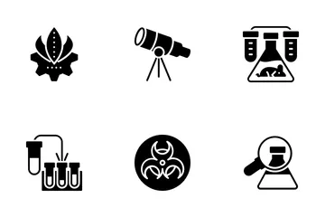 Bioinformatics And Bioengineering Icon Pack