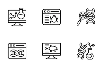 Bioinformatique Pack d'Icônes