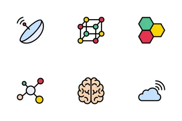 Biology Technology Icon Pack