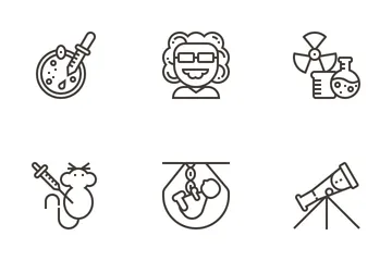 Biology Technology Icon Pack