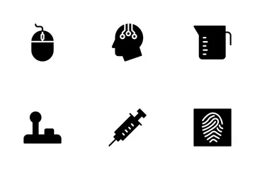 Biology Technology Icon Pack