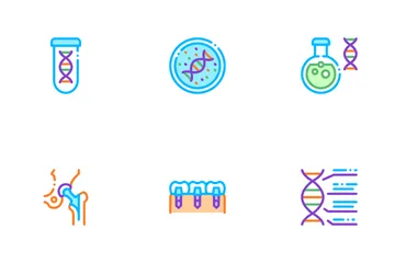 Biomateriales Paquete de Iconos