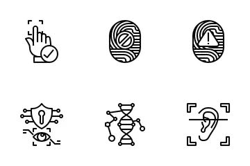 Biometric Authentication Icon Pack